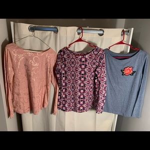 St. John’s bay lot of 3 Boatneck tops